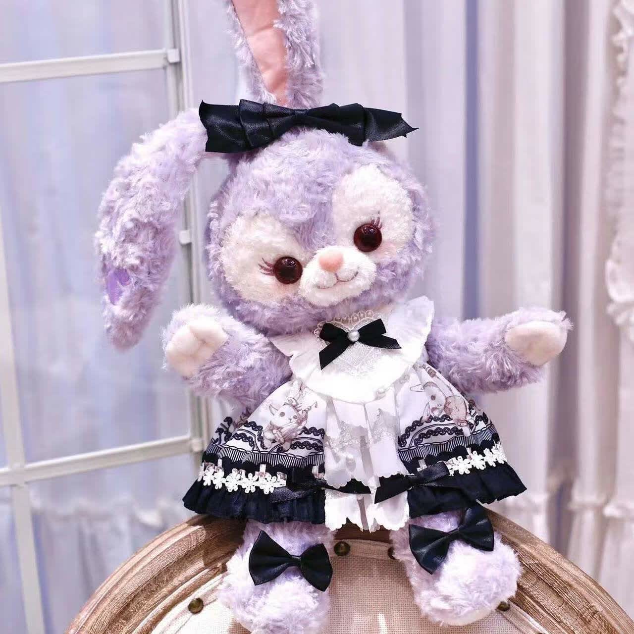 迪士尼星黛露兔子史黛拉紫色兔子毛绒玩偶娃娃玩具孩子闺蜜女友生日