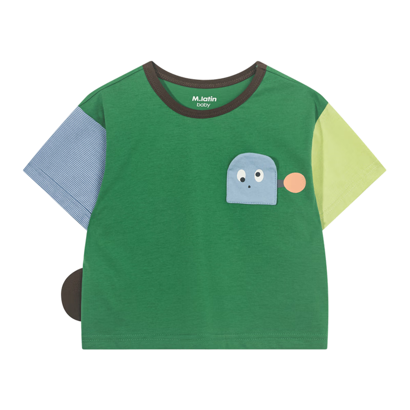 ����������M.Latin��/Ȥζ�ϰ���ͯװ��ͯT���Ŀ���ŮСͯ���ϱ�������T�� ɭ���� 130cm