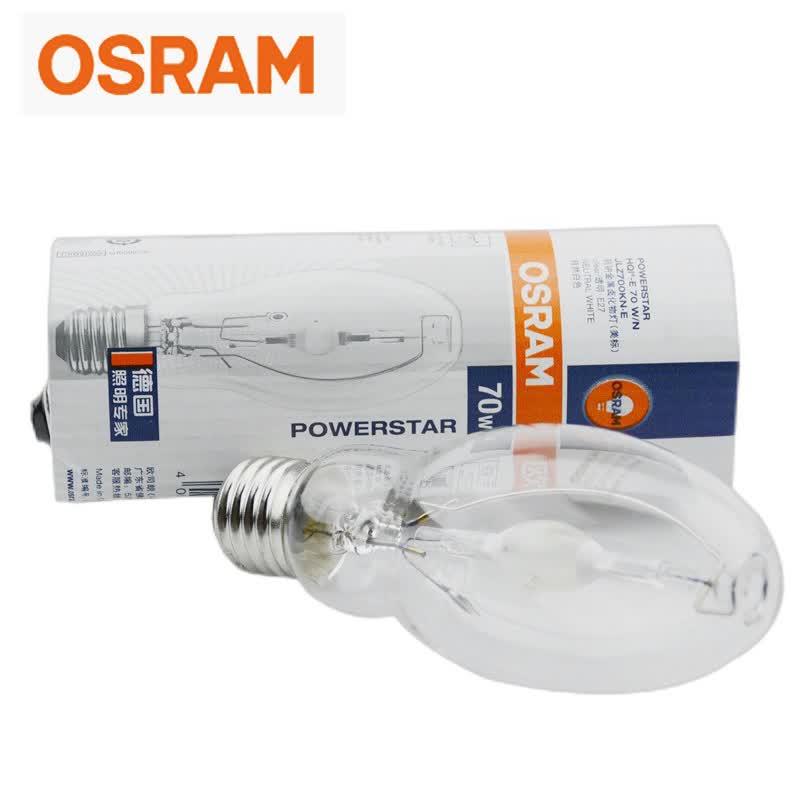 欧司朗（OSRAM） 金卤灯 HQI-E 透明美标金卤灯灯泡钪钠石英金卤灯 HQI-E 70W/N自然白色-E27使用感如何?