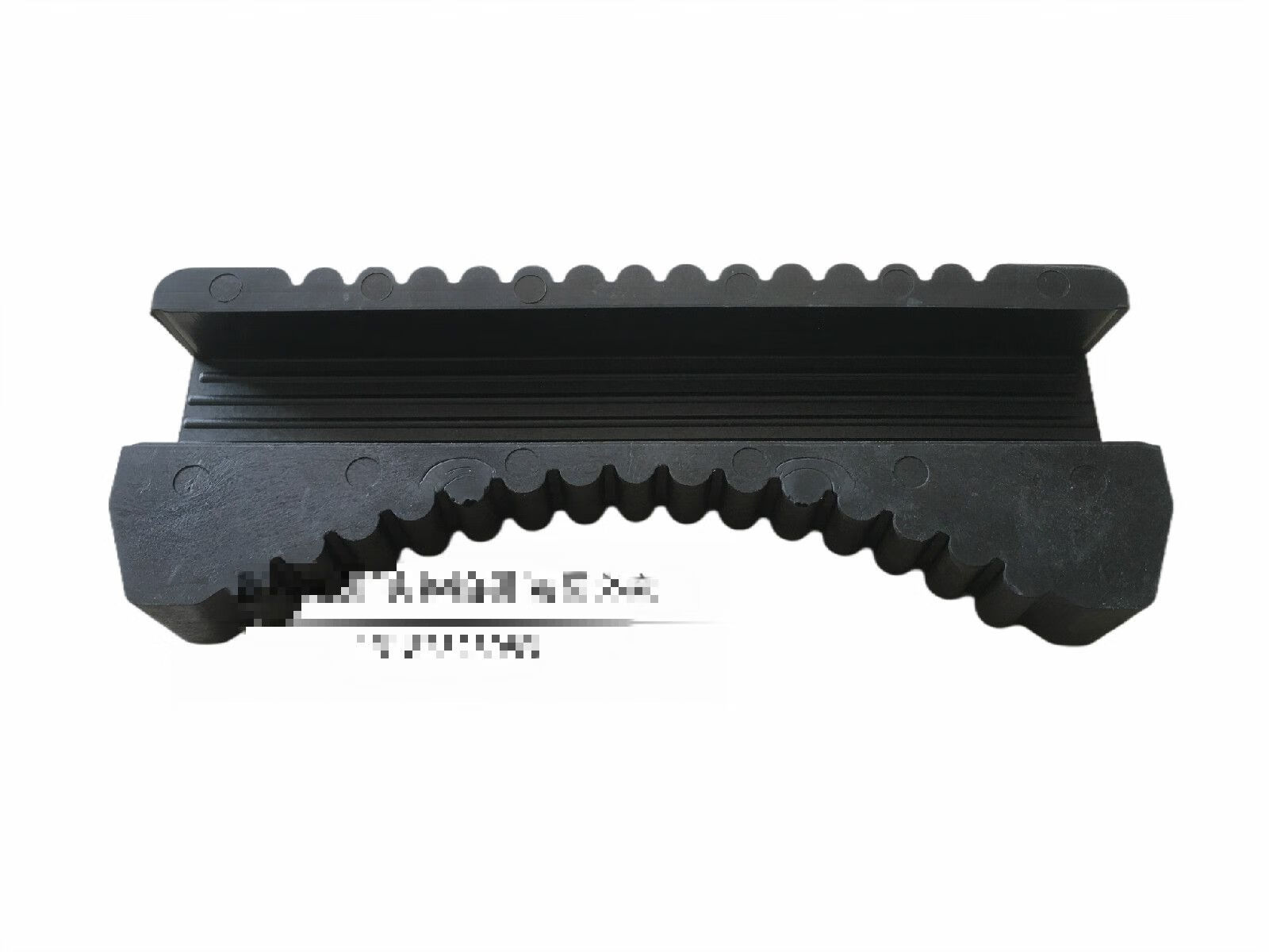 mgecd伸缩梯爬电线杆防滑垫圈直梯黑色卡头铝楼梯防划配件 靠件