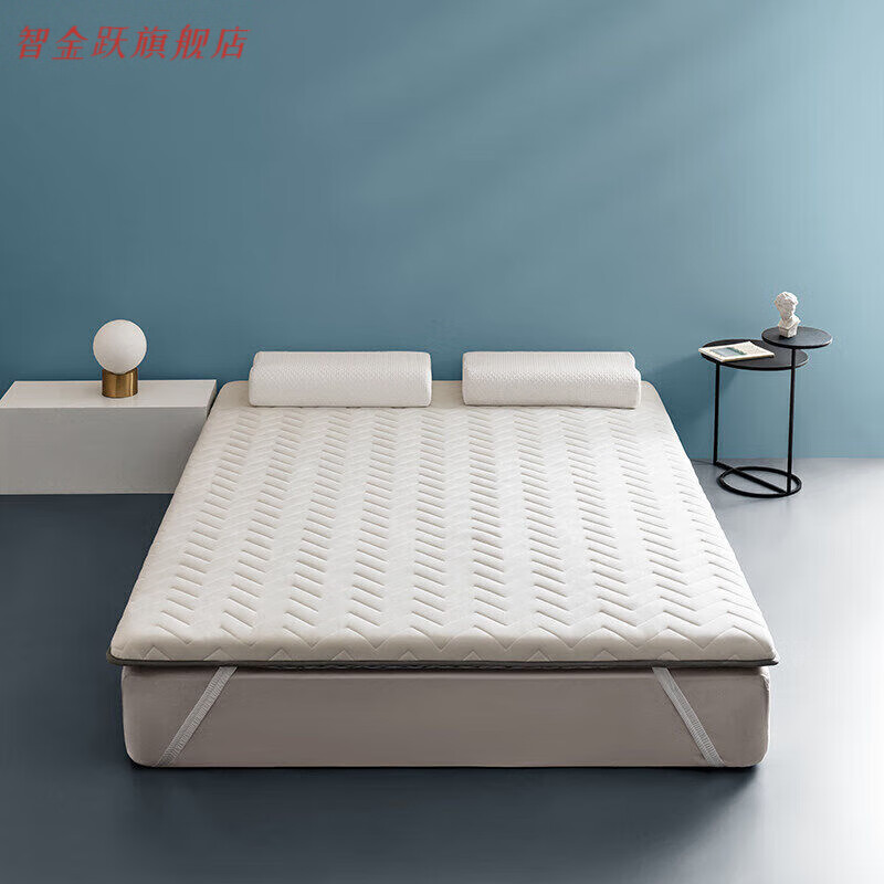 特莱卡床垫特莱卡床垫乳胶床垫软垫家用薄款榻榻米遮盖睡垫床褥 白色