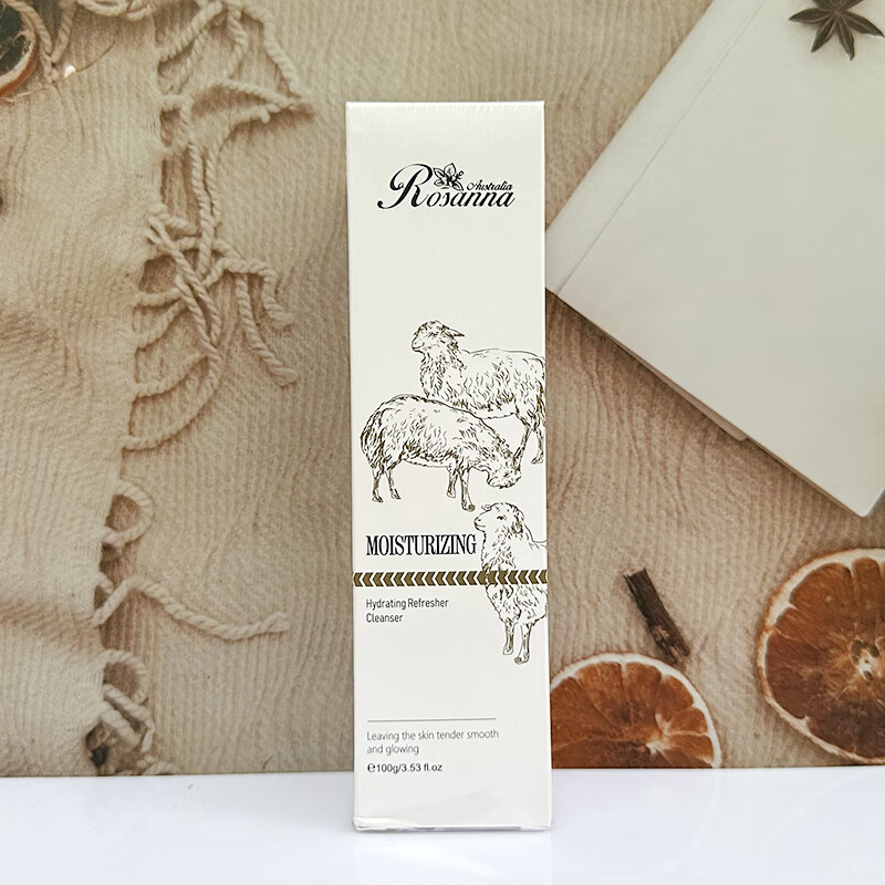 诺珊娜(larosanna)澳洲进口亮滑水润洗面奶100g 男女深层清洁氨基酸温和洁面乳 诺珊娜清润补水保湿洁面乳100g