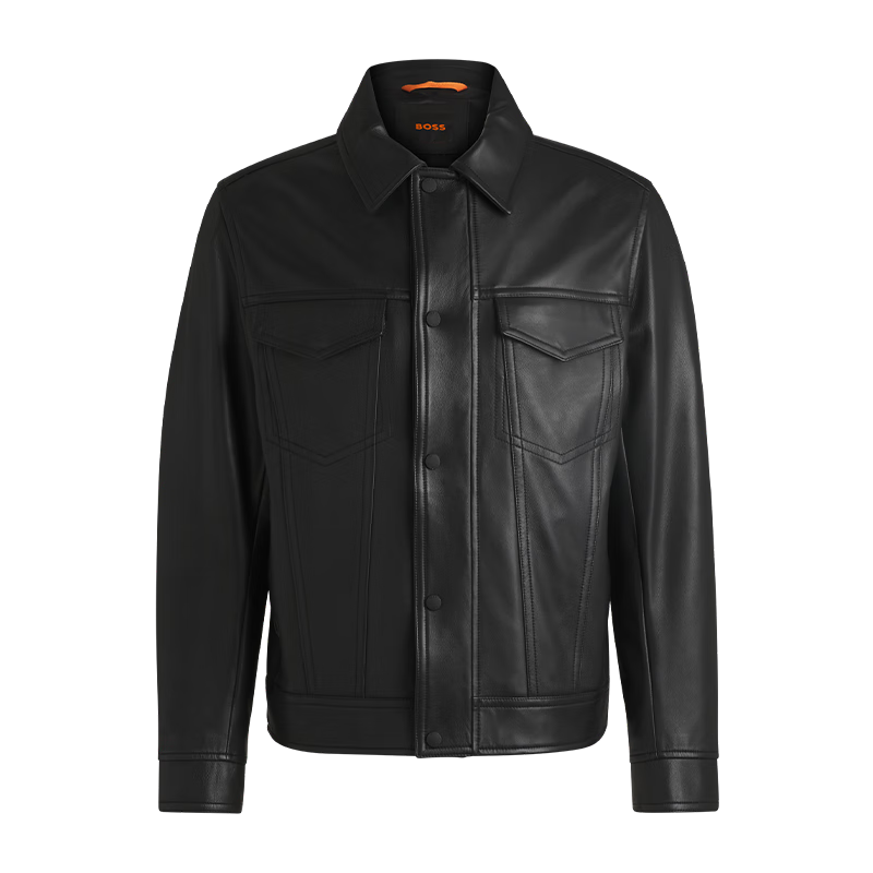 BOSS��˹����Ƥ���ʿ�¿�б�Ʋ���������Ƥ�¼п� 001-��ɫ L3860Ԫ