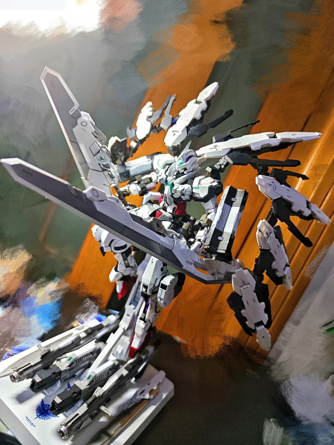 顺丰包邮】 大班8816a白妹mb 1/100正义女神八盾双斩舰刀拼装模型