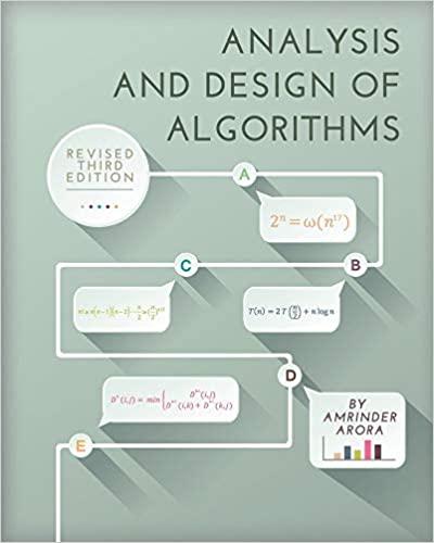 预订Analysis and Design of Algorithms