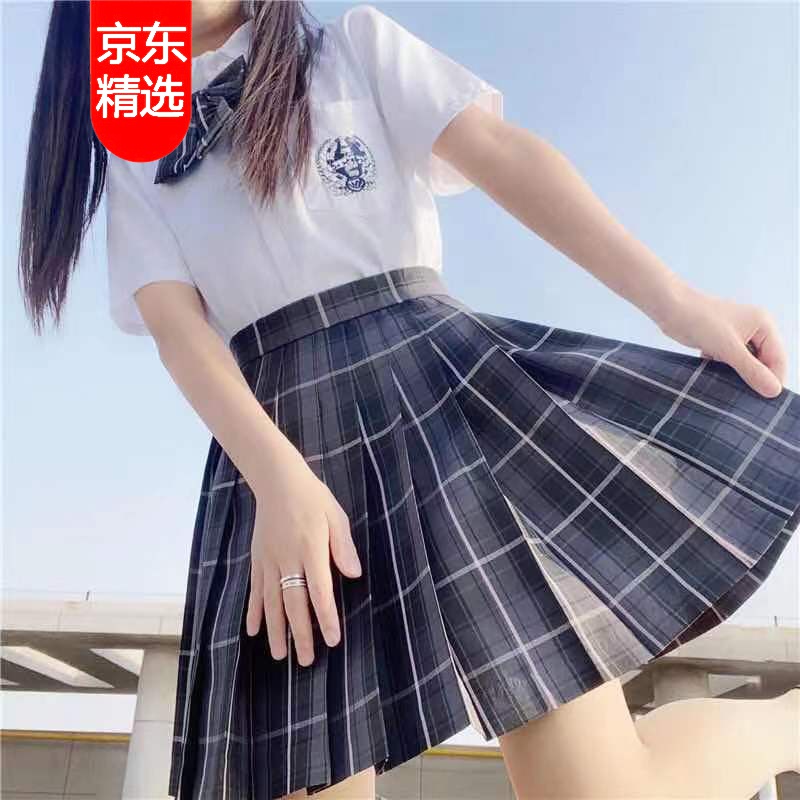 【高品质jk制服女】2021夏季新款jk制服格裙小学生全套裙子不良少女三