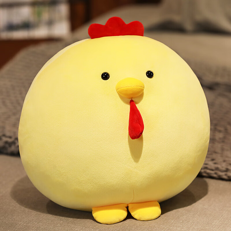 迪士尼大黄鸡毛绒玩具墩墩小鸡公仔玩偶床上布娃娃女生睡觉抱枕专用