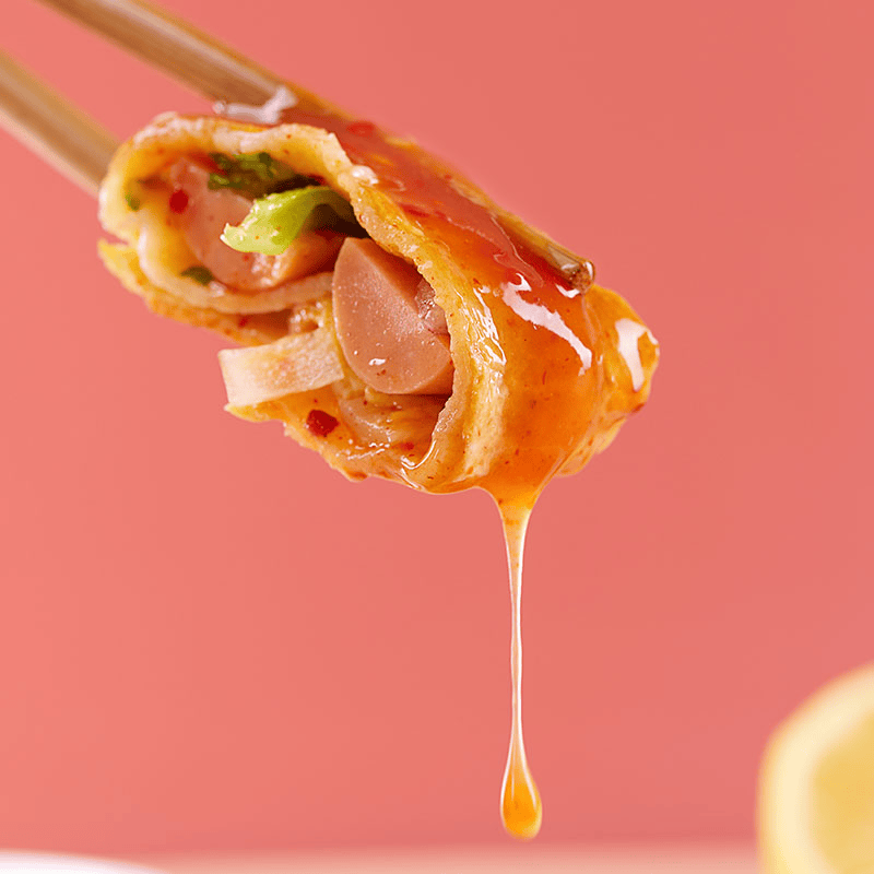 奥斯托马正宗东北烤冷面家庭装带酱炒冷面600g街边小吃方便速食 烤