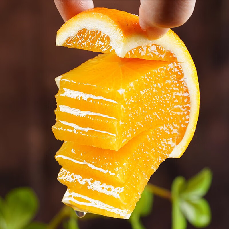 峡城人家 麻阳冰糖橙 脐橙 新鲜水果橙子 5斤单果55-60mm