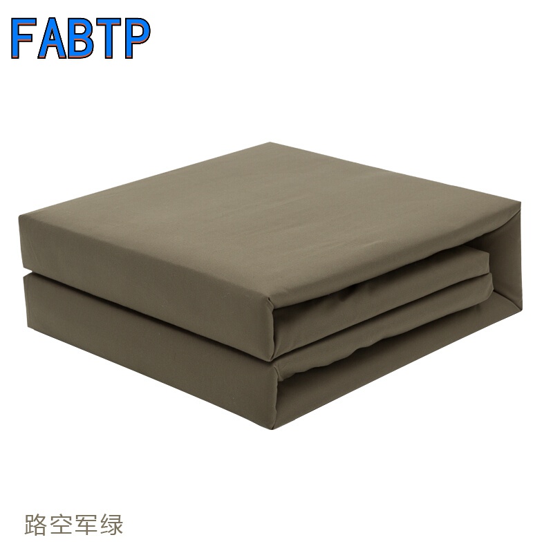 fabtp【四折】内务定型军训子帆布成型标兵被子豆腐块模型叠被q 陆