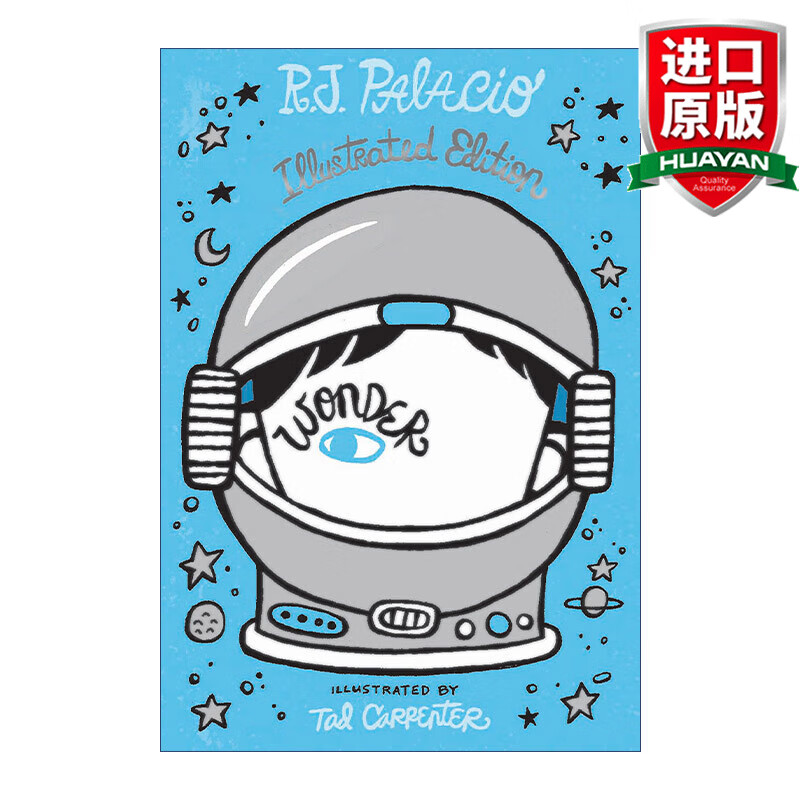 Wonder Illustrated 英文原版小说 奇迹男孩 精装插画版 Tad Carpenter 英文版 进口英语原版书籍 蓝思阅读指数720L