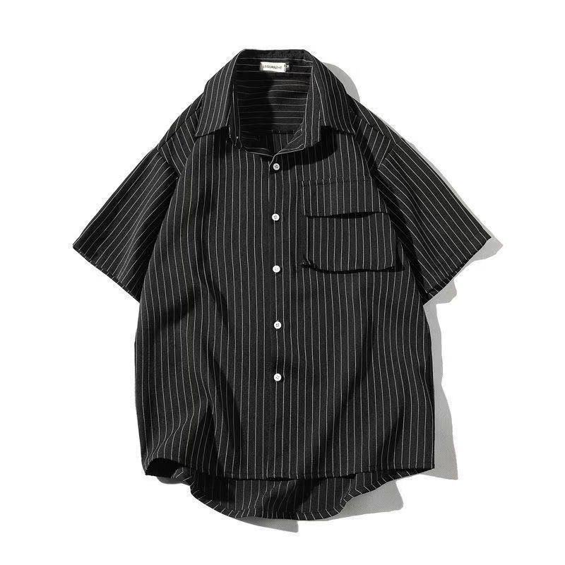 搭配四件套装 黑色条纹衬衫 【高质量】 m 拍含有鞋子的请联系客服