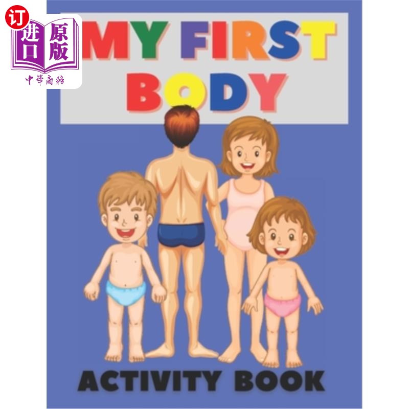 海外直订my first body activity book: for toddler and kids aged 2