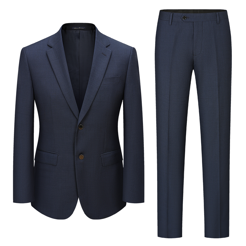 培羅蒙【100%羊毛】男士雙開叉商務(wù)西服套裝 西褲尺碼請(qǐng)留言