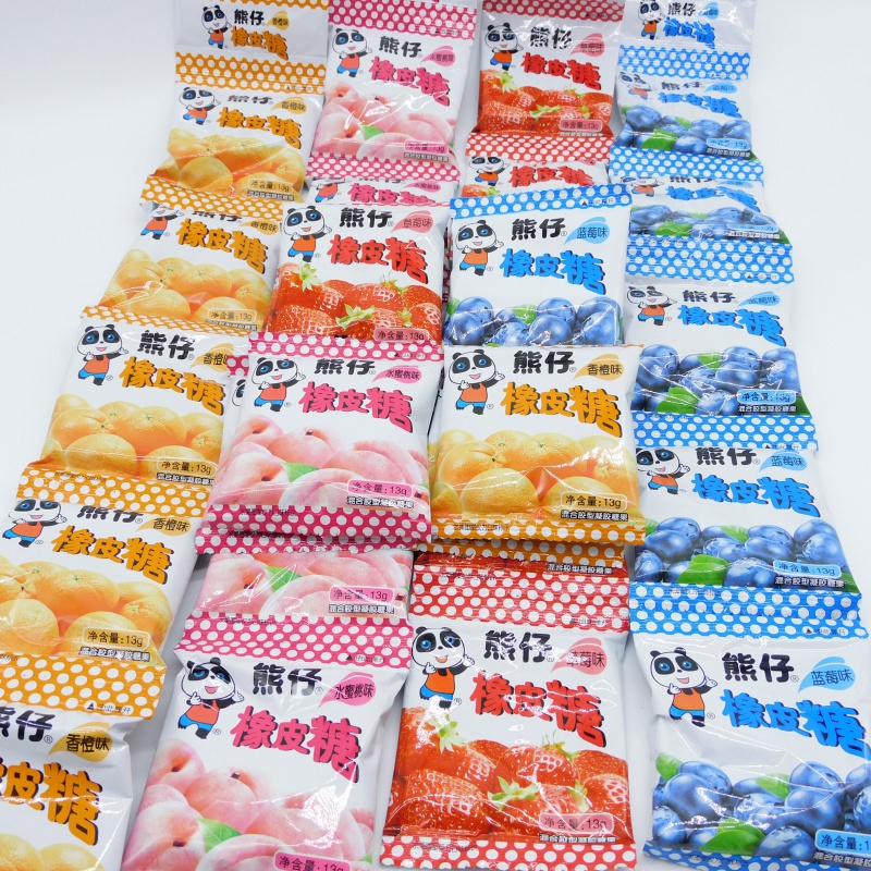 橡皮糖熊仔果汁软糖水果味软糖休闲零食糖果吃货怀旧酸甜qq糖喜糖