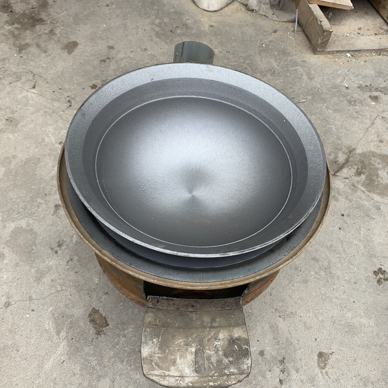 萌依儿传统老式铸铁印锅宽边加厚地锅农村家用大铁锅商用柴火灶生铁锅