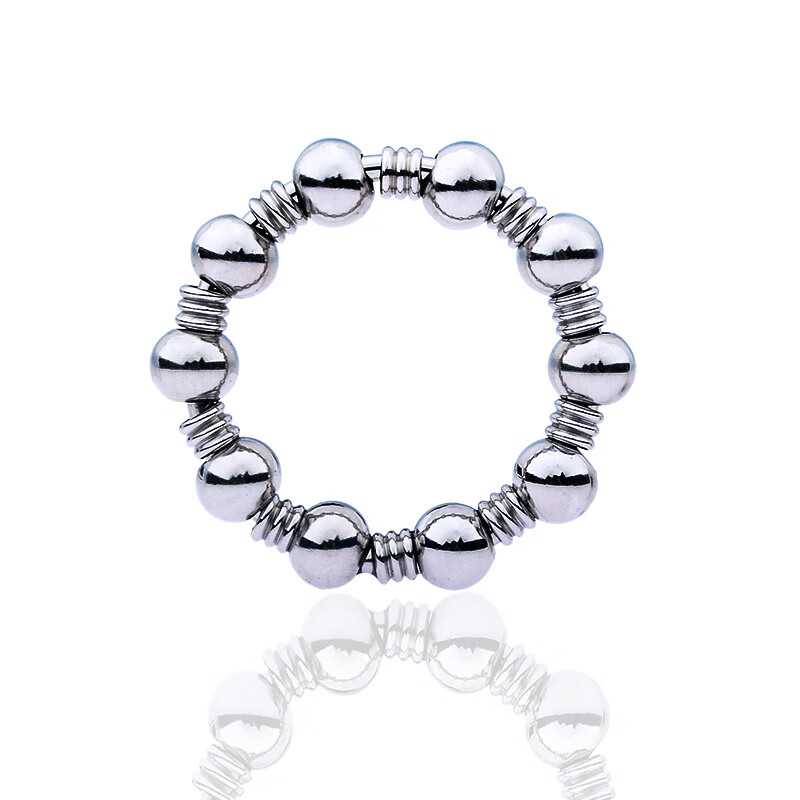 妃趣 金属入珠锁精环男士sm成人男性情趣性用品高潮刺激延时环另类