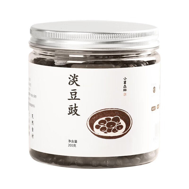 小羊森林淡豆豉儿童积食受寒五谷黄心黑豆食用无盐葱白汤原料