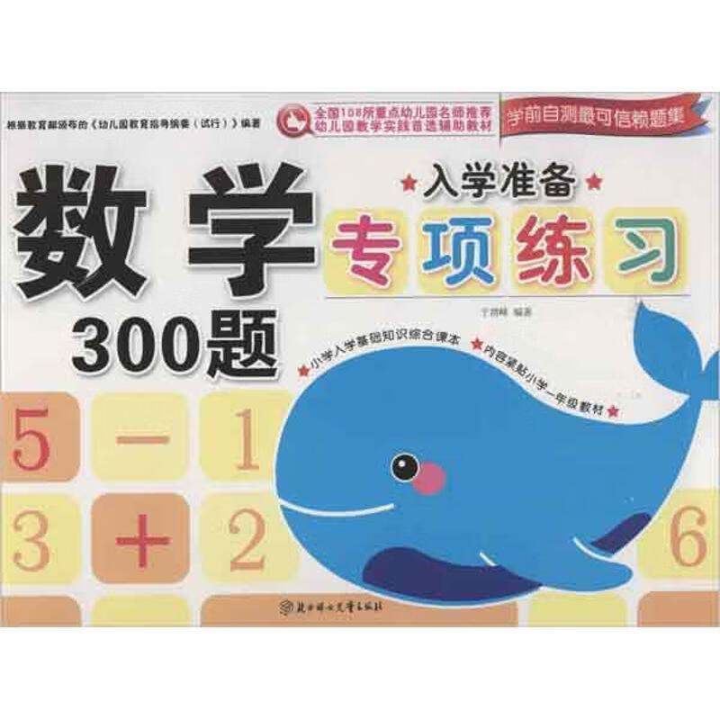 入学准备专顶练习--数学300题 于清峰 编著 9787538570748正版