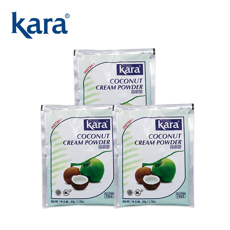 KARA牌椰浆粉50g*3 奶茶店专用西米露生椰拿铁甜品烘焙原料