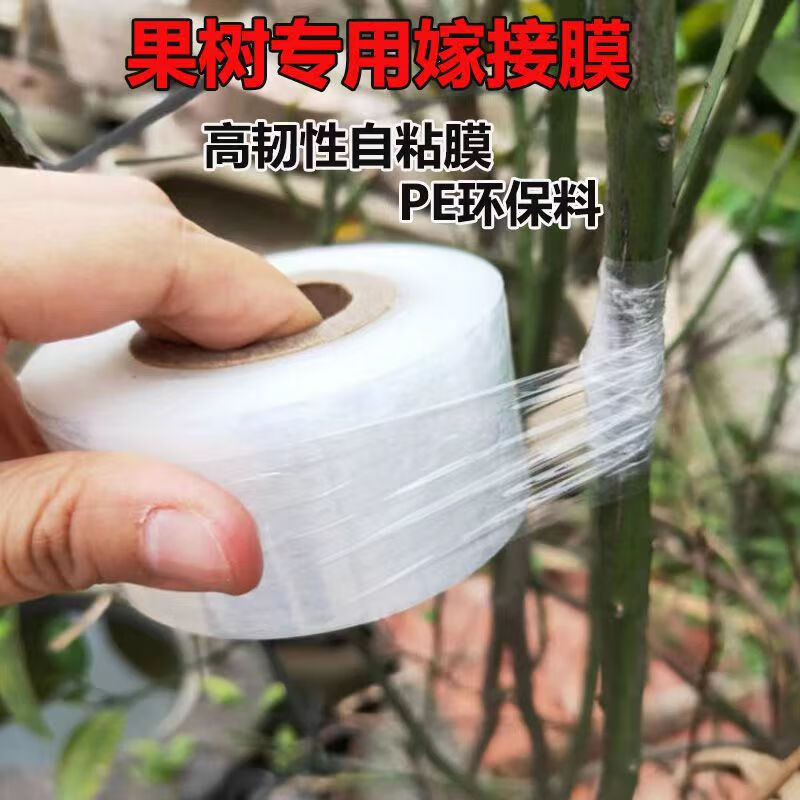 旭杉斯果树专用嫁接膜pe自粘高弹力树木嫁接胶带树苗包扎带植物绑带