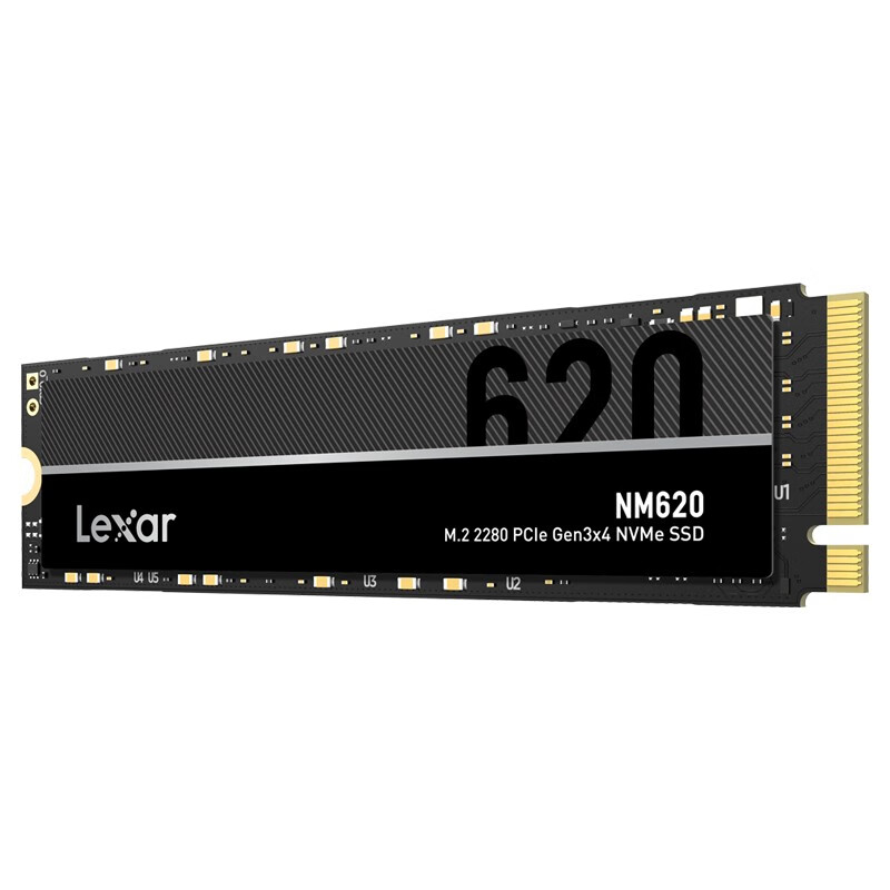 雷克沙（Lexar）NM620 256GB M.2 NVMe SSD固态硬盘PCle3.0四通道 传输速度3300MB/s 游戏电竞