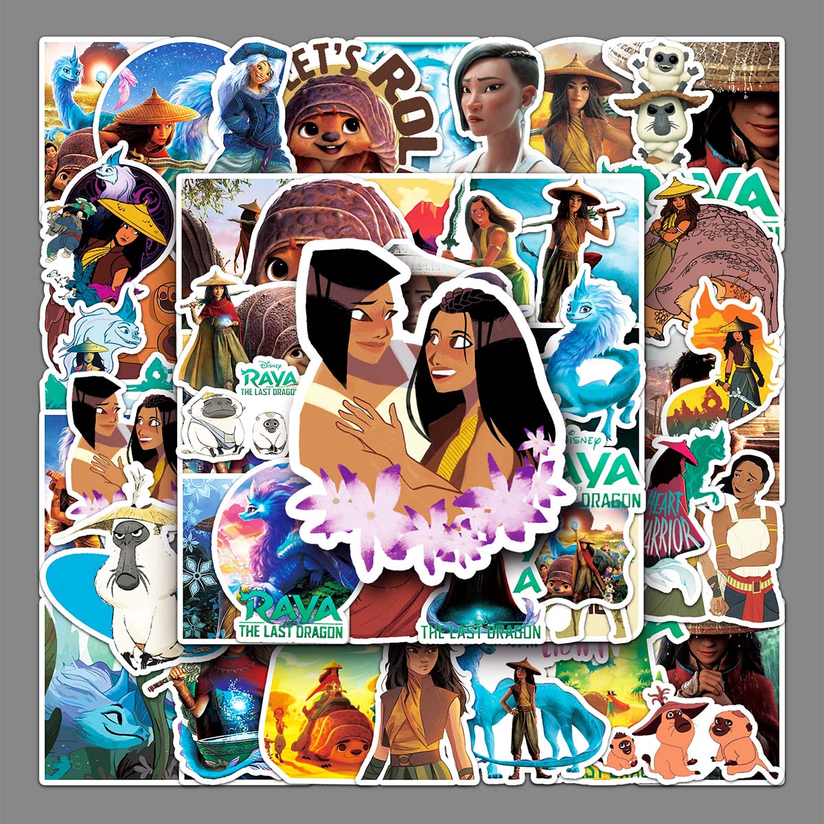 50张寻龙传说玩具贴纸动画卡通 希苏猴子天团拉雅公主 水杯手机壳贴纸