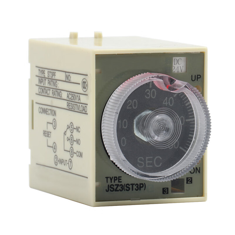 凯蓝智造st3pf时间继电器jsz3f断电延时10s 30s 60s ac220v dc24v 1s