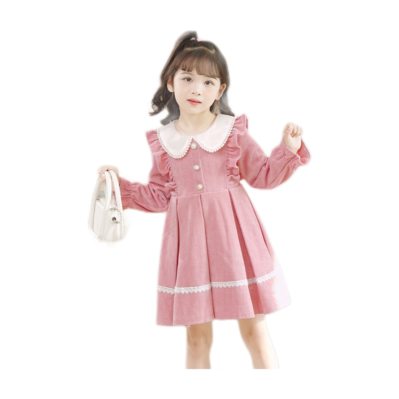 ���ڲ����������Ŷ���Anneyol��Ůͯ����ȹ�＾2024�¿���װСŮ���ﶬȹ�Ӷ�ͯ����Ůͯװ����ȹ ��ɫ���� 150