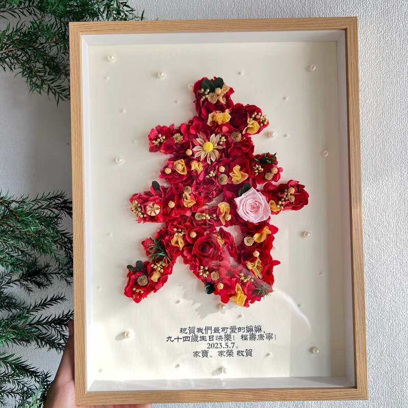 费洛尼送给奶奶的生日礼物实用70岁送长辈爸爸妈妈爷爷奶奶定制画
