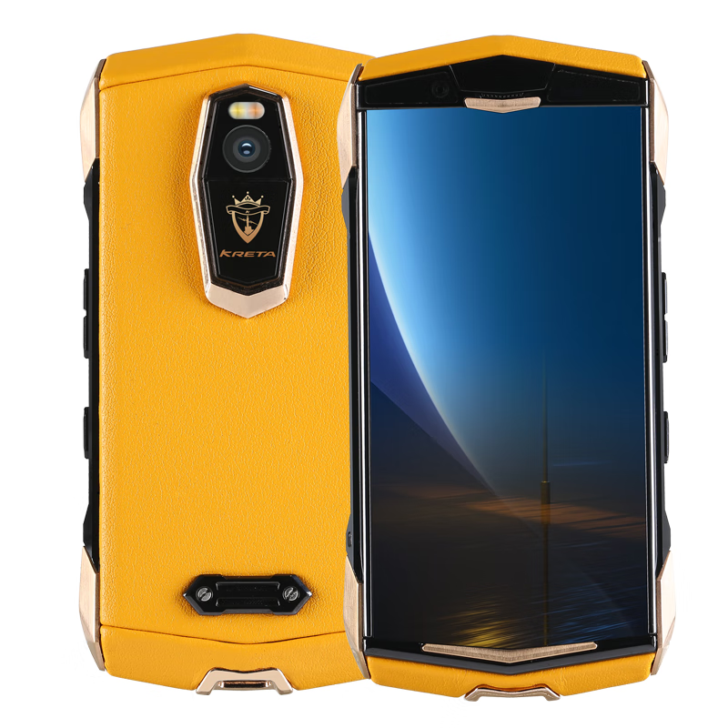克里特（KRETA）mini ONE超小便携三防智能迷你小手机 NFC全网通双卡双待女性手机 橙色