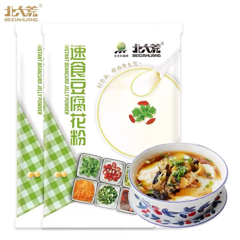 北大荒速食豆腐花早餐豆腐脑甜咸豆花营养酒店商用自制快速早餐豆腐脑