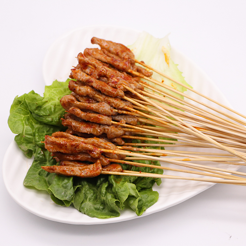 棠鲜生铁板鸭肠小串牛羊肉小串烧烤串油炸铁板串串香食材 羊肉风味小