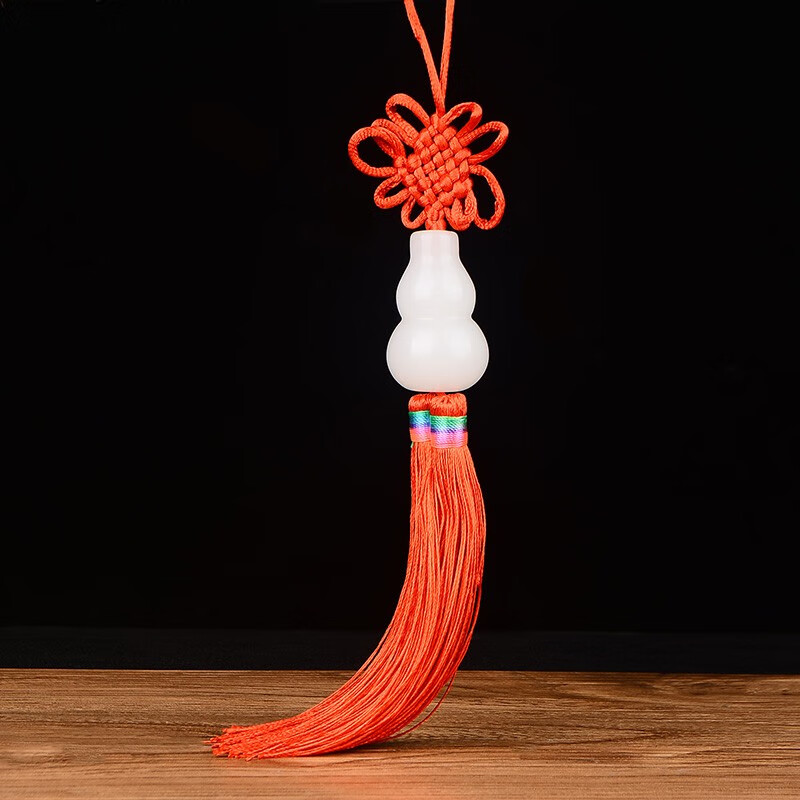 赢融升白玉葫芦挂件手工编织窗户大门厨房卫生间门对门小中国结创意
