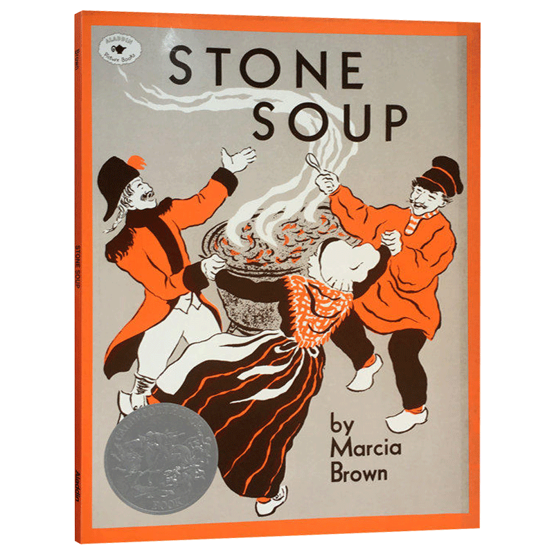 英文原版 stone soup 石头汤 平装绘本