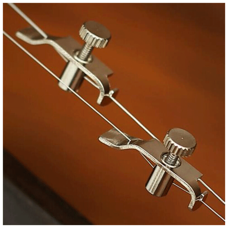 贤怀达柳琴配件 柳琴微调螺丝 四胡微调二胡微调器不锈钢 银色微调1个