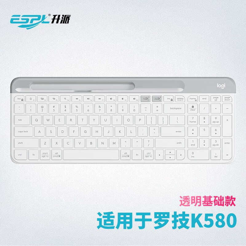 技logitech k380键盘膜k580图案可爱k480防尘罩贴纸键盘保护套 k580
