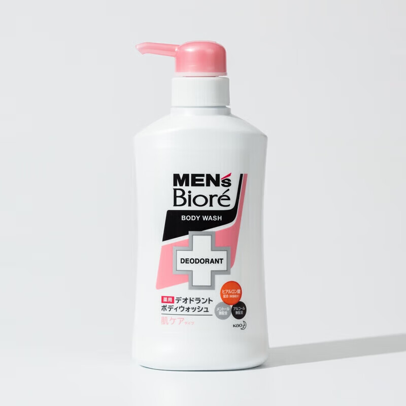 碧柔（Biore）碧柔Biore 日本碧柔biore男士沐浴露 保濕薄荷清爽控油去污沐浴 溫和花香 440ml