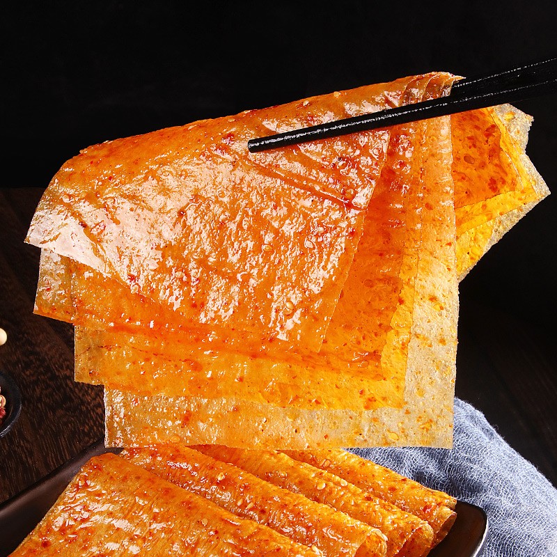 雪伟小马哥网红手撕大辣片 辣皮休闲零食素食怀旧校园零食香辣豆皮