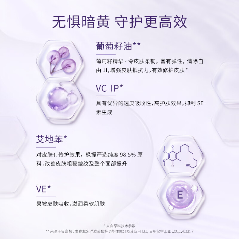 枫缇(Ble de Fonty)葡萄籽精华油 角鲨烷保湿修护紧致面部精华油胶囊 21粒 以油养肤 2代葡萄籽精华胶囊 21粒/盒