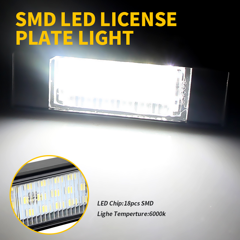 劲战适用奔驰威霆Vito W639 W906 唯雅诺Viano LED后车牌照灯总成白光