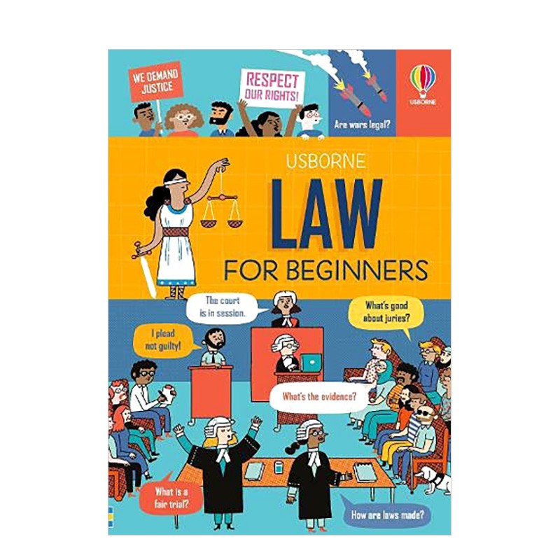 【预售】初学者的法律书law for beginners 少儿职业发展启蒙绘本指南