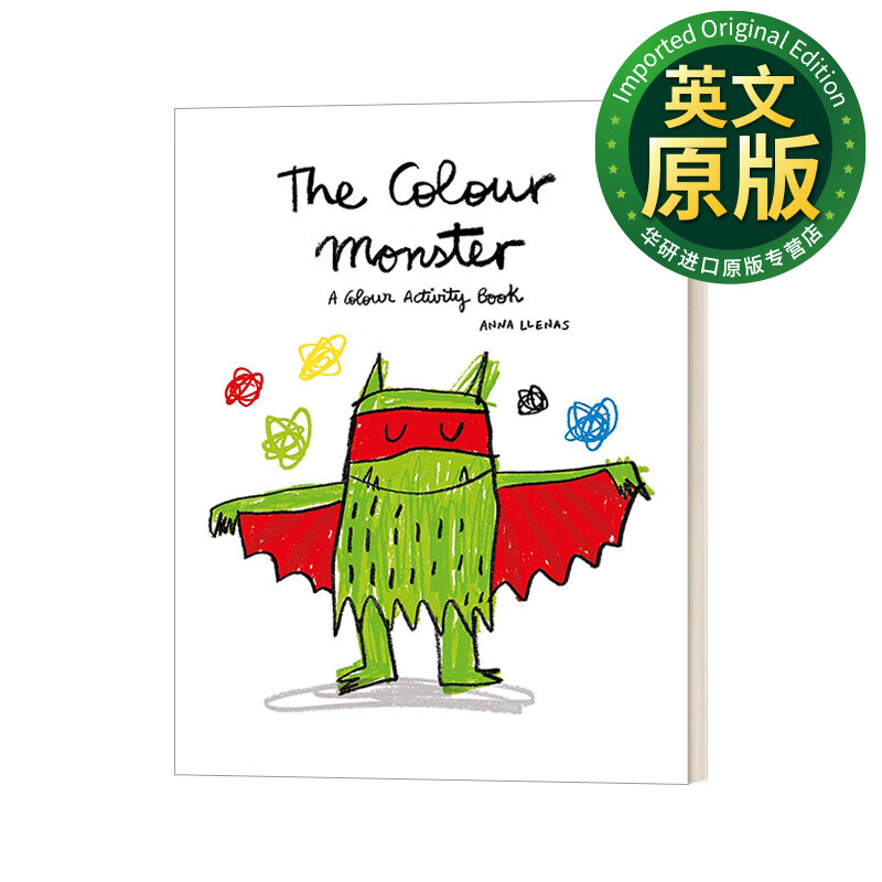 the colour monster - activity book 情绪小怪兽活动书 英文版 英文