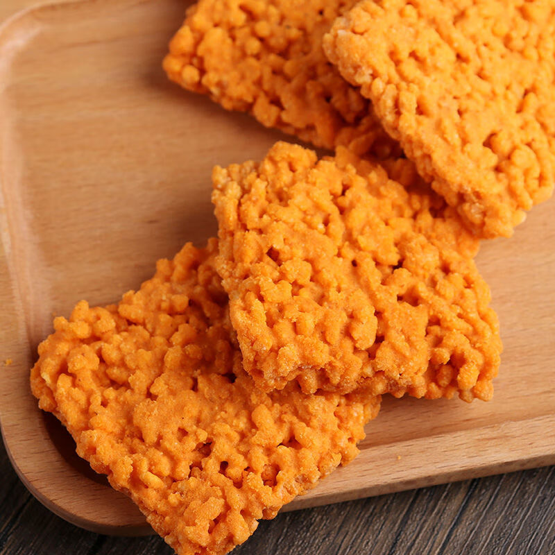 derenruyu蟹黄蛋黄糯米独立包装整箱办公室特产香酥脆批发 125g装