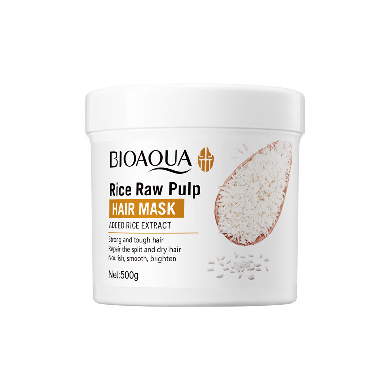 SADOER护发素BIOAOUA大米原浆发膜修护干燥滋润营养头发 发膜 500g 1瓶 500g