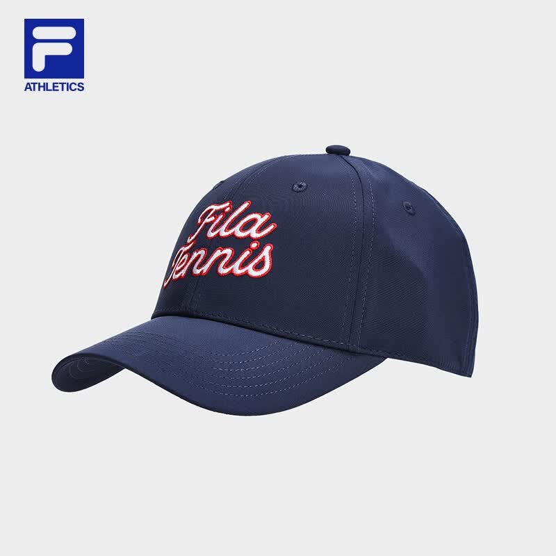 FILA 斐乐官方女子棒球帽2023秋季新款时尚网球运动帽休闲遮阳帽 RD宝蓝-NV XS高性价比高么？