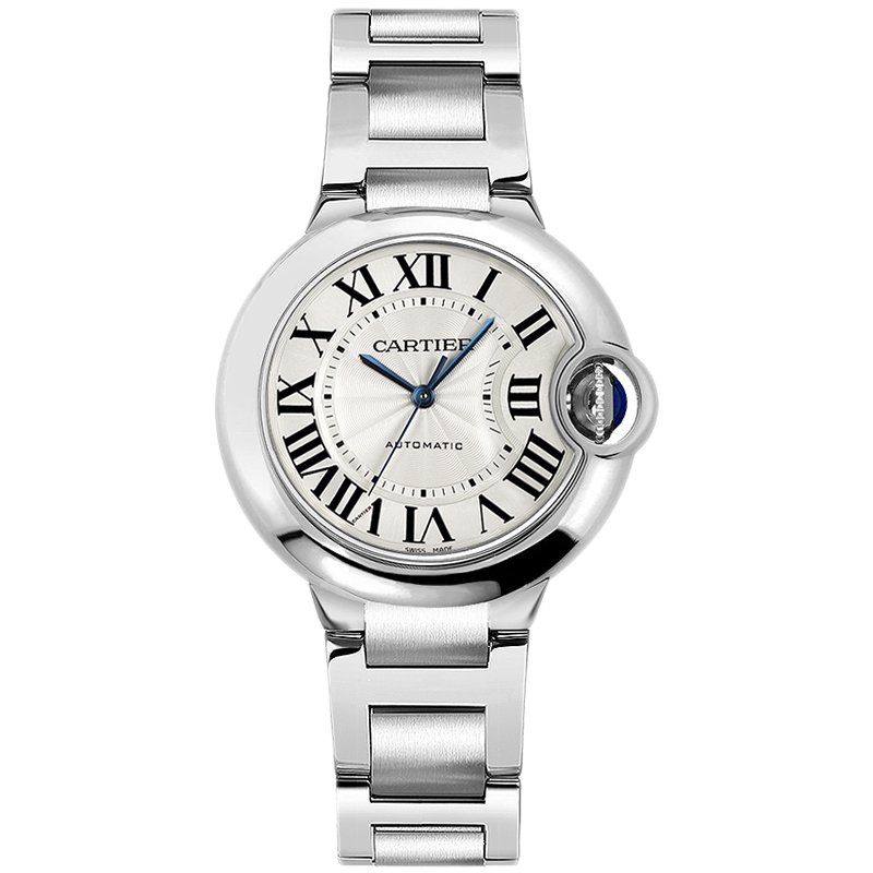 【二手95新】卡地亚蓝气球系列自动机械女表33mm奢侈品钢带w6920071