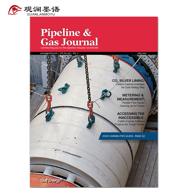 【单期可选】Pipeline&Gas Journal 美国管道与天然气杂志 2020/21年月刊 英 2020年7月刊