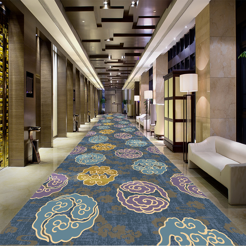 董智 酒店客房走廊地毯过道满铺商用隔音毯宾馆会所影院整铺大面积 jc