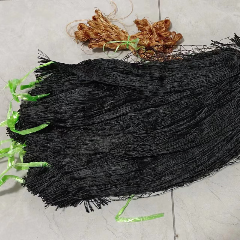 心头肉户外尼龙加粗长虫网蛇网20米长50公分高 尼龙双主线到家就能用 4.2网眼 10张 适合1-5斤